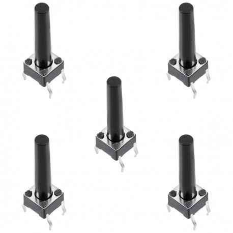 میکرو سوئیچ مدل Vertical-6×6×20-4P بسته 5 عددی