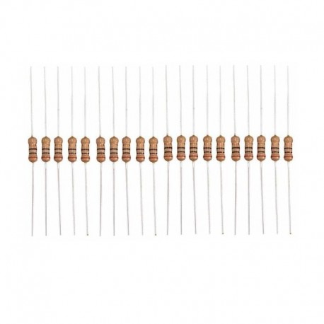 مقاومت 10 اهم 1/2 وات کد 610 بسته 20 عددی