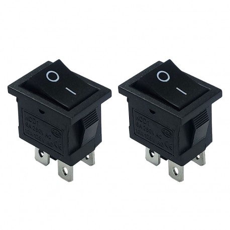 کلید راکر مدل 4pin-01 بسته 2 عددی