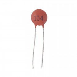 خازن عدسی 100 نانو فاراد کد S104 بسته 30 عددی