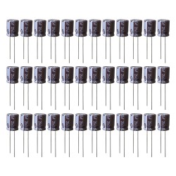 خازن الکترولیت 330 میکروفاراد 35 ولت آکسبوم مدل TEC-33035 بسته 36 عددی