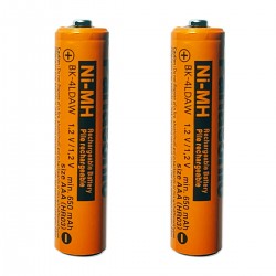 باتری تلفن بی سیم پاناسونیک مدل BK-4LDAW 650mAh بسته 2 عددی