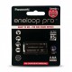 باتری نیم قلمی قابل شارژ تلفن بی سیم پاناسونیک مدل Eneloop Pro بسته 2 عددی