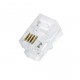 سوکت تلفن RJ9 3 مدل rc20 بسته 20 عددی