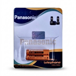 باتری نیم قلمی قابل شارژ تلفن پاناسونیک مدل HHR-4MRT/2BM بسته 2 عددی