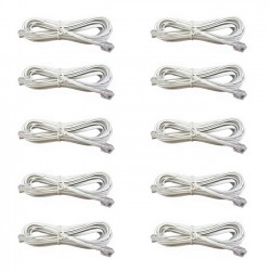 کابل تلفن کد TPHK-11 طول 5 متر بسته 10 عددی