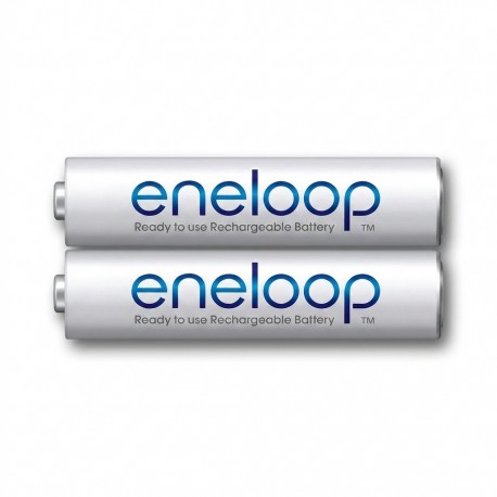 باتری نیم قلمی قابل شارژ تلفن بی سیم پاناسونیک مدل eneloop/BK-4MCCE بسته 2 عددی