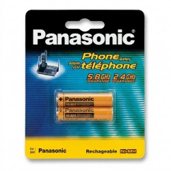 باتری نیم قلمی تلفن بی سیم پاناسونیک مدل HHR-3MRT/2BM
