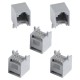 کانکتور مادگی تلفن مدل 6P6C-RJ12-Right.Angle بسته 5 عددی