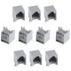 کانکتور مادگی تلفن مدل 6P6C-RJ12-Right.Angle بسته 10 عددی