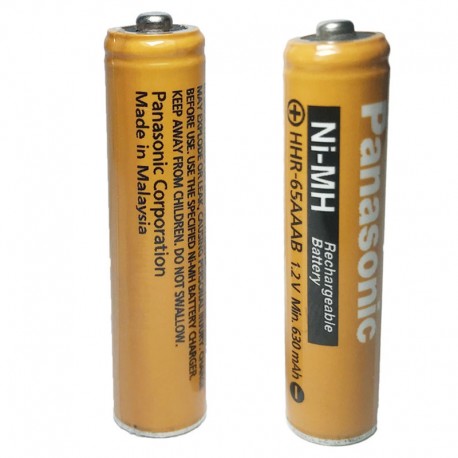 باتری تلفن بی سیم پاناسونیک مدل Ni-MH/HHR-65AAAB بسته دو عددی