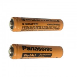 باتری نیم قلمی قابل شارژ تلفن بی سیم پاناسونیک مدل (Ni-MH/HHR-55AAAB(HRMR03 بسته دو عددی