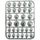 گل پیج بدنه موتور سیکلت وارون طرح SLVR کد W-127 بسته 30 عددی