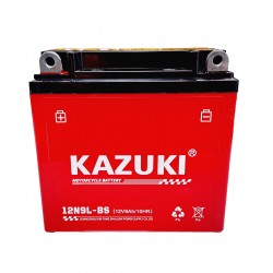 باتری موتورسیکلت 12 ولت 9 آمپر کازوکی مدل 12v9Lbs