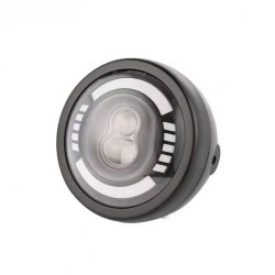 چراغ جلو موتور سیکلت دیلایت و راهنما دار مدل LED LENS