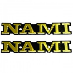 آرم روی باک موتور سیکلت وارون مدل A-59-NAMI-GLD مناسب برای هوندا بسته 2 عددی