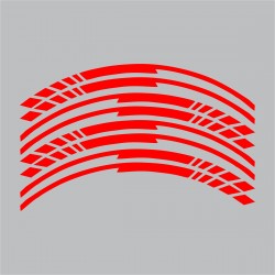 برچسب رینگ موتور سیکلت هوندا مدل click مناسب برای کلیک بسته 8 عددی