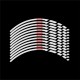برچسب رینگ موتورسیکلت لیزارد مدل رفلکتیو طرح Benelli کد LZD-1057 بسته 12 عددی