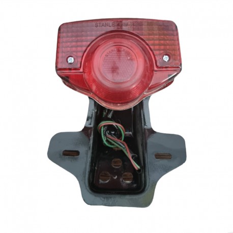 چراغ خطر عقب موتور سیکلت وارون مدل پایه فلزی کد B-47 مناسب برای هوندا CG