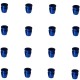 گل پیچ رنتال موتور سیکلت مدل BLU مناسب برای موتور سیکلت بسته 16 عددی