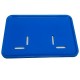 قاب پلاک موتور سیکلت وارون مدل فلزی کد W-118-BLU