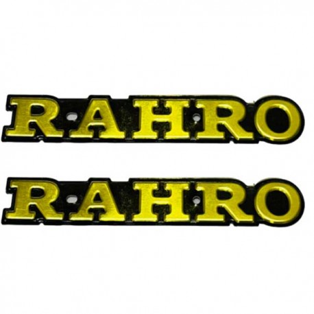 آرم روی باک موتور سیکلت وارون مدل A-17-RAHRO-GLD مناسب برای هوندا بسته 2 عددی