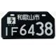 پلاک تزیینی موتور سیکلت وارون مدل W-40-IF-BLK
