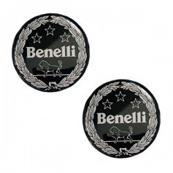 آرم و برچسب روی بدنه موتور سیکلت وارون مدل M-10-BNLI-BLK مناسب برای بنلی بسته 2 عددی