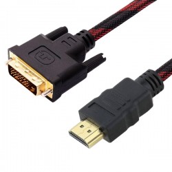 کابل تبدیل HDMI به DVI مدل Dual Link طول 1.5 متر