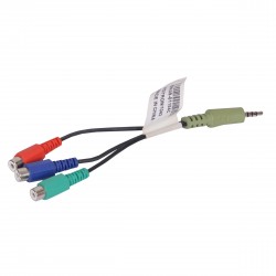 کابل تبدیل AUX به RCA مدل TV طول 0.2 متر
