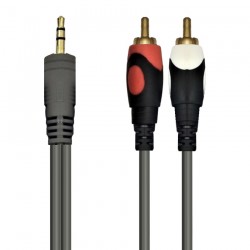کابل تبدیل 1 به 2 AUX سنترال رنج مدل SR1 طول 1.5 متر