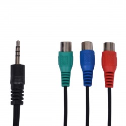کابل تبدیل جک 3.5 میلی متری به RCA مدل H.K طول 0.2 متر