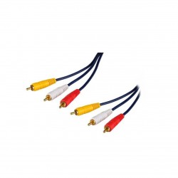 کابل تبدیل 3 به 3 جک RCA مدل 20MV طول 20 متر