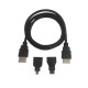 کابل HDMI مدل 001 طول 1 متر به همراه مبدل MICRO HDMI / MINI HDMI