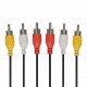 کابل 3 به 3 RCA مدل RHB5R کد RC3 طول 1.5 متر