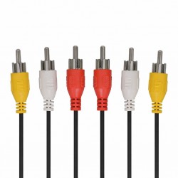 کابل 3 به 3 RCA مدل RHB5R کد RC3 طول 1.5 متر