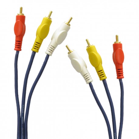 کابل تبدیل 3 به 3 RCA آریکو مدل 001 طول 1.5 متر