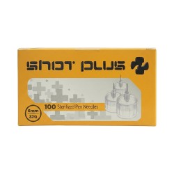 سوزن قلم انسولین شات پلاس مدل 6mm بسته 100 عددی