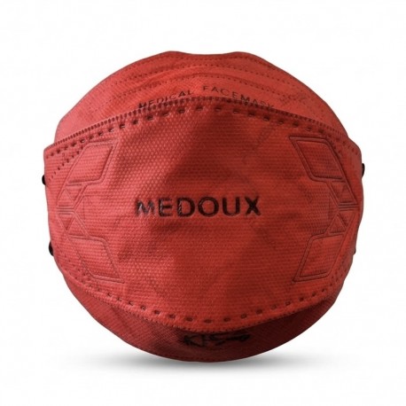 ماسک تنفسی مداکس مدل سه بعدی پلاس پنج لایه Red Kf94 بسته ۵ عددی