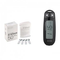 دستگاه تست قند خون آرکری مدل Glucocard 01 Mini به همراه نوار تست بسته 50 عددی