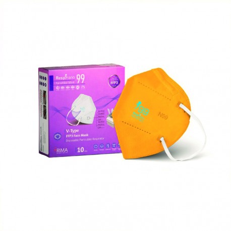 ماسک تنفسی ریما مدل N99 نانوالیاف بسته 10 عددی