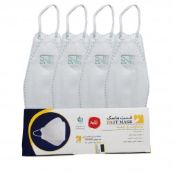 ماسک تنفسی فست مدل 6 لایه سه بعدی نانو KF94 بسته 25 عددی