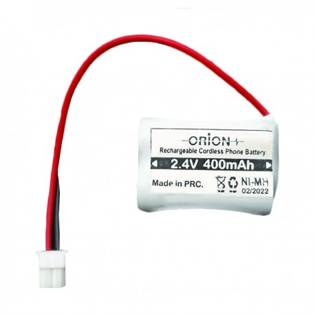 باتری تلفن بی سیم اوریون مدل 2.4V 400mAh