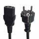 کابل برق سه پین منبع تغذیه کامپیوتر مدل 16A power طول 1.5 متر