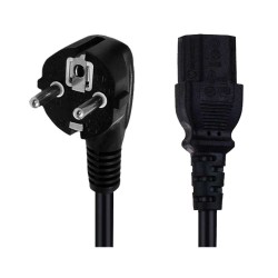 کابل برق سه پین منبع تغذیه کامپیوتر مدل PRO-M01 طول 1.5 متر