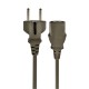 کابل برق سه پین منبع تغذیه کامپیوتر مدل FK2-6890 طول 1.8 متر