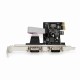 کارت توسعه PCIe به 2 پورت سریال RS232 مدل PCIe-2S