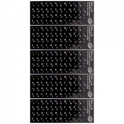 برچسب حروف فارسی کیبورد کد 1850 بسته 5 عددی
