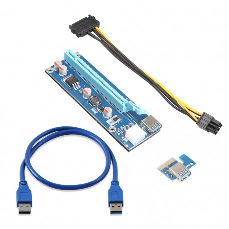رایزر کارت گرافیک تبدیل PCI EXPRESS 1X به 16X مدل 006C