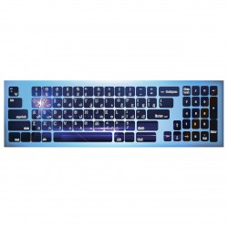 برچسب حروف فارسی کیبورد طرح رنگی کد DG-122